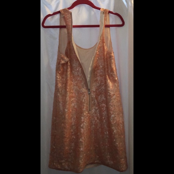 Pink Sequined mini tank dress by Shoshanna - Picture 3 of 5